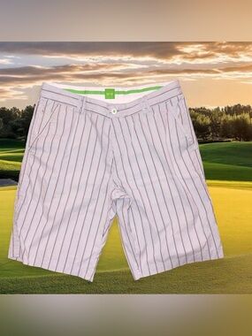 BOSS Hugo Boss Green Label PITCH Striped Shorts size M